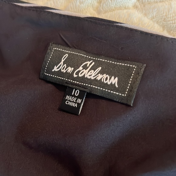 Sam Edelman Elegant Black and White Striped Dress size 10 - Picture 5 of 11